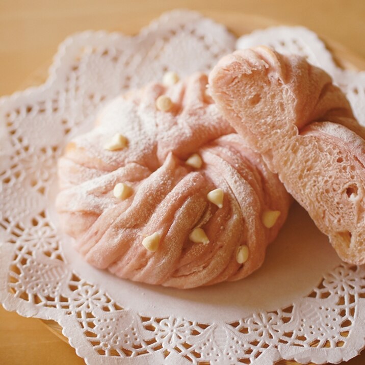 おやつにしたい 苺とホワイトチョコのフラワーパン レシピ 作り方 By 楽天出店店舗 茜丸本舗 楽天レシピ おやつにしたい 苺とホワイトチョコのフラワーパン レシピ 作り方 By 楽天出店店舗 茜丸本舗 楽天レシピ